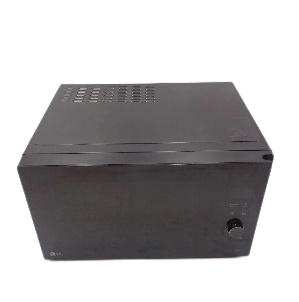 LG MH7265DPS Mikrowelle gebraucht mit Kratzern und fehlendem Tellerantrieb