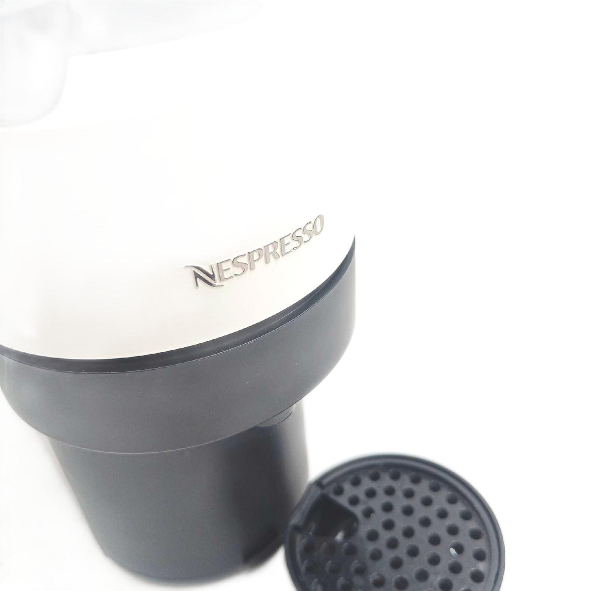 Nespresso Vertuo Pop XN9201K Kaffeekapselmaschine One Touch 4 Tassengroessen 560 ml Coconut White