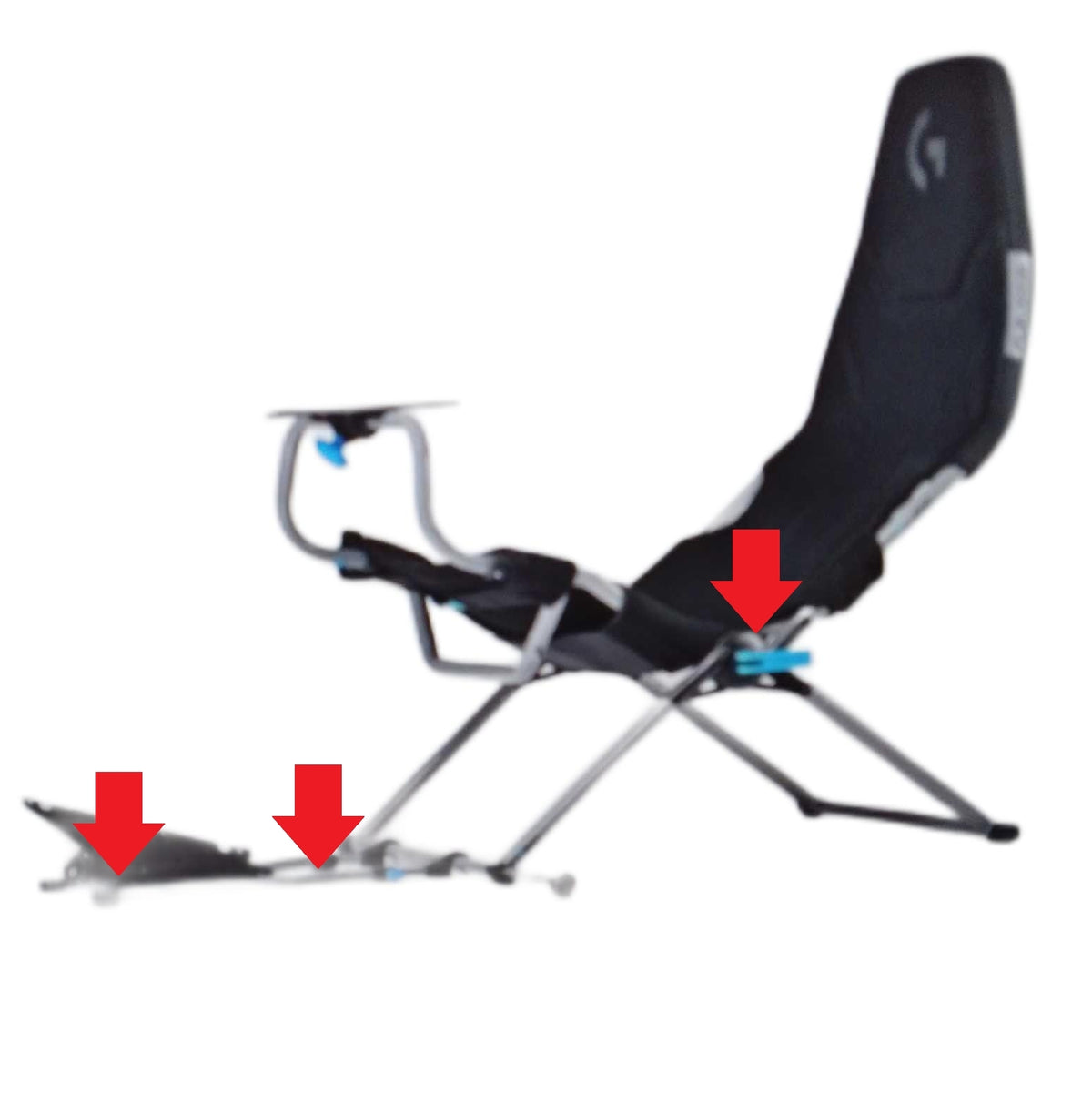 Playseat Challenge X Edition Logitech G Defekt fehlende Teile Kratzer