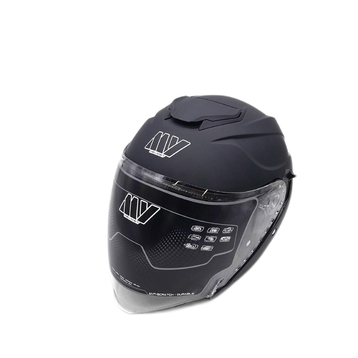 MY Jethelm Rollerhelm Helm Zubehör Sonnenblende Komfort Innenfutter Modell 22 06