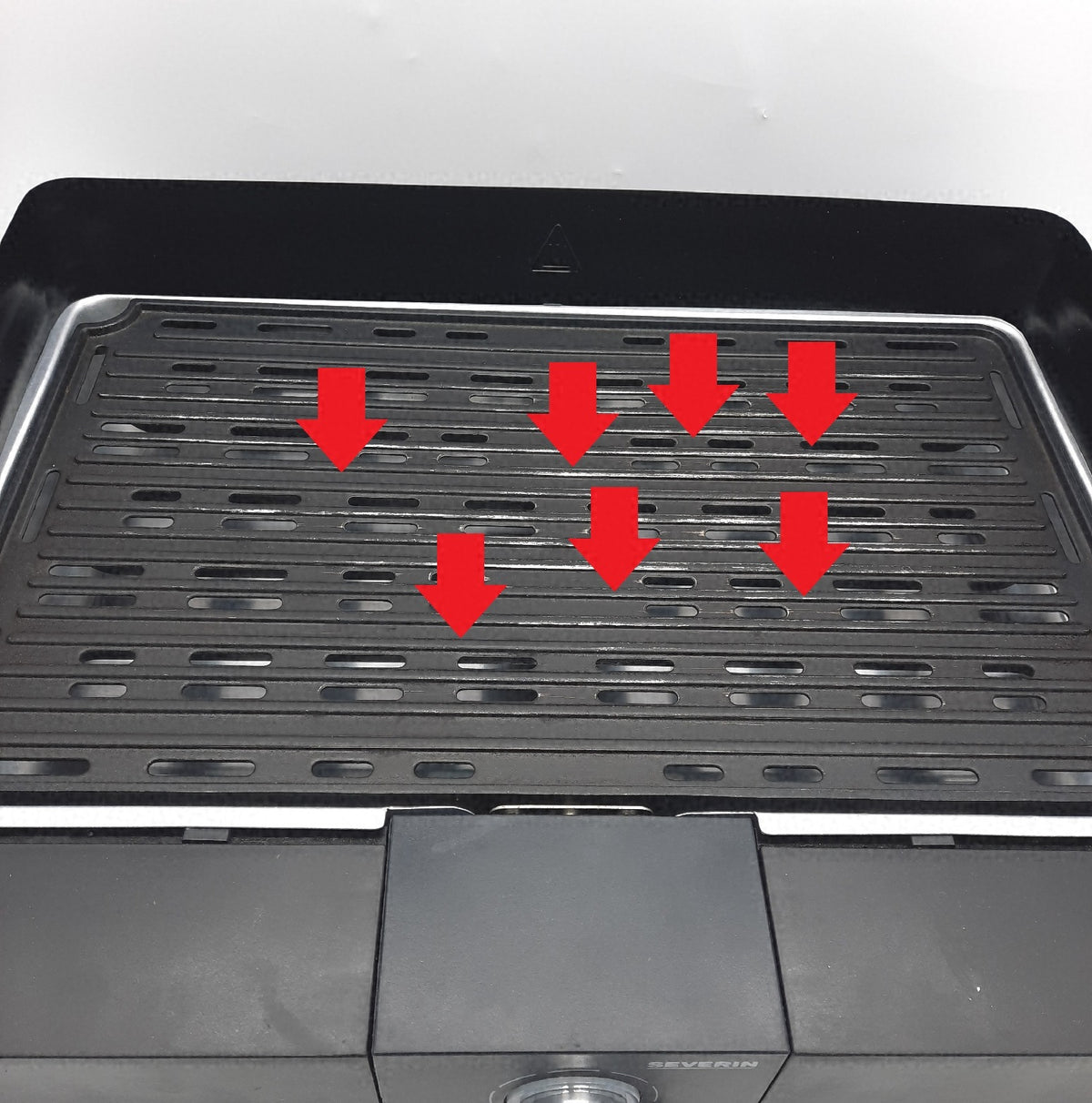 SEVERIN Tischgrill Aluminium-Grillplatte drinnen draußen Elektrogrill schnellem