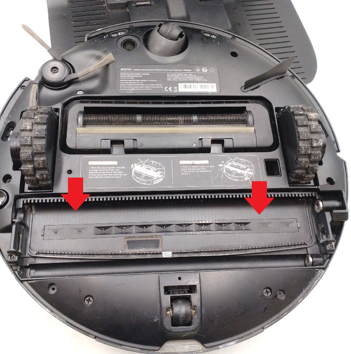 Mova Z50 Ultra Saugroboter Wischfunktion 19000 Pa starke Gebrauchsspuren