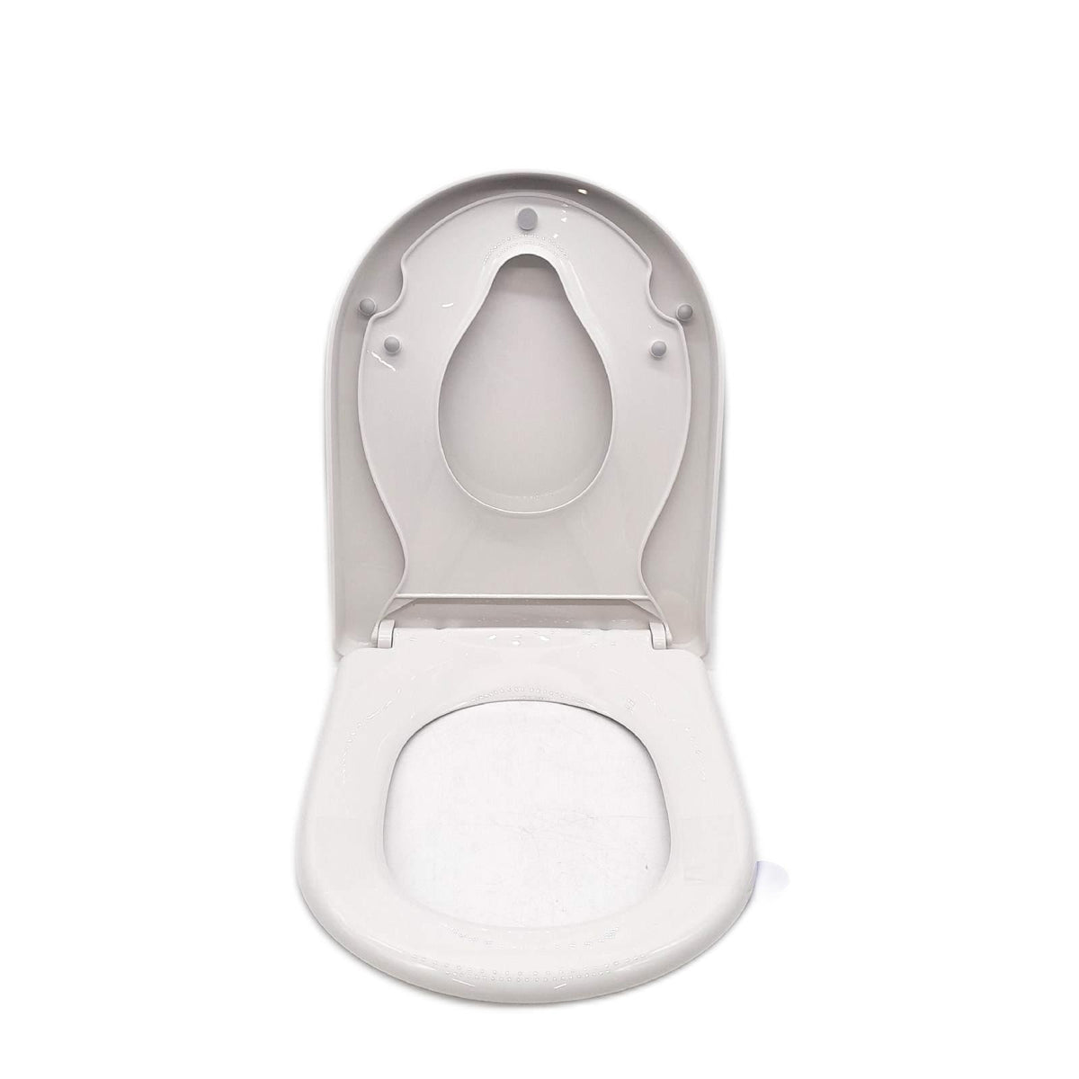 SREWOHS PRO WC Sitz Toiletten Sitz universal Familiar Forma de D Sanitar Komfort Schließen