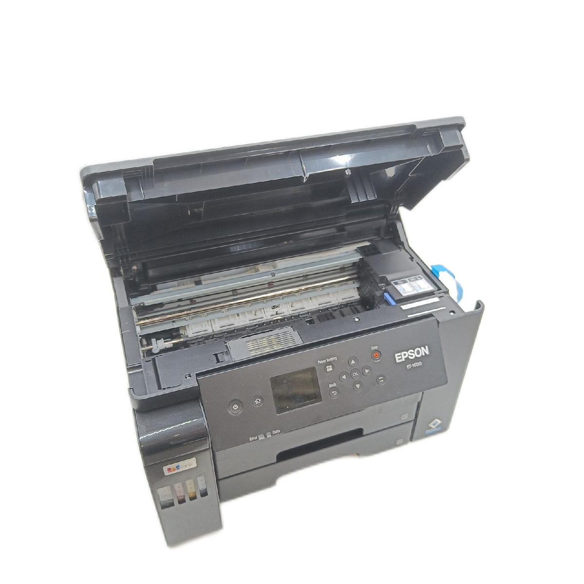 Epson EcoTank ET 16150 Tintentankdrucker halbe Tinte leichte Spuren