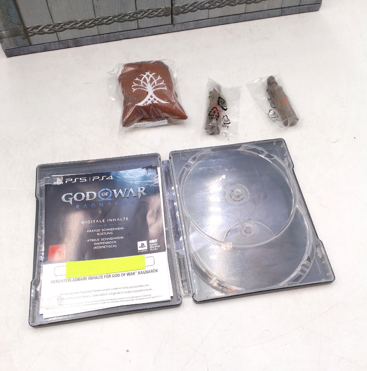 Sony God of War Spiel Sammlung God of War Ragnarök Exklusiv Sammler Edition für PS4