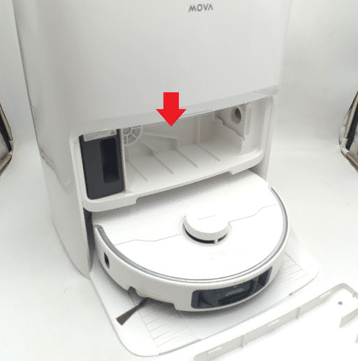 Mova P50 Pro Ultra Staubsaugerroboter Halterung Vorderrad def