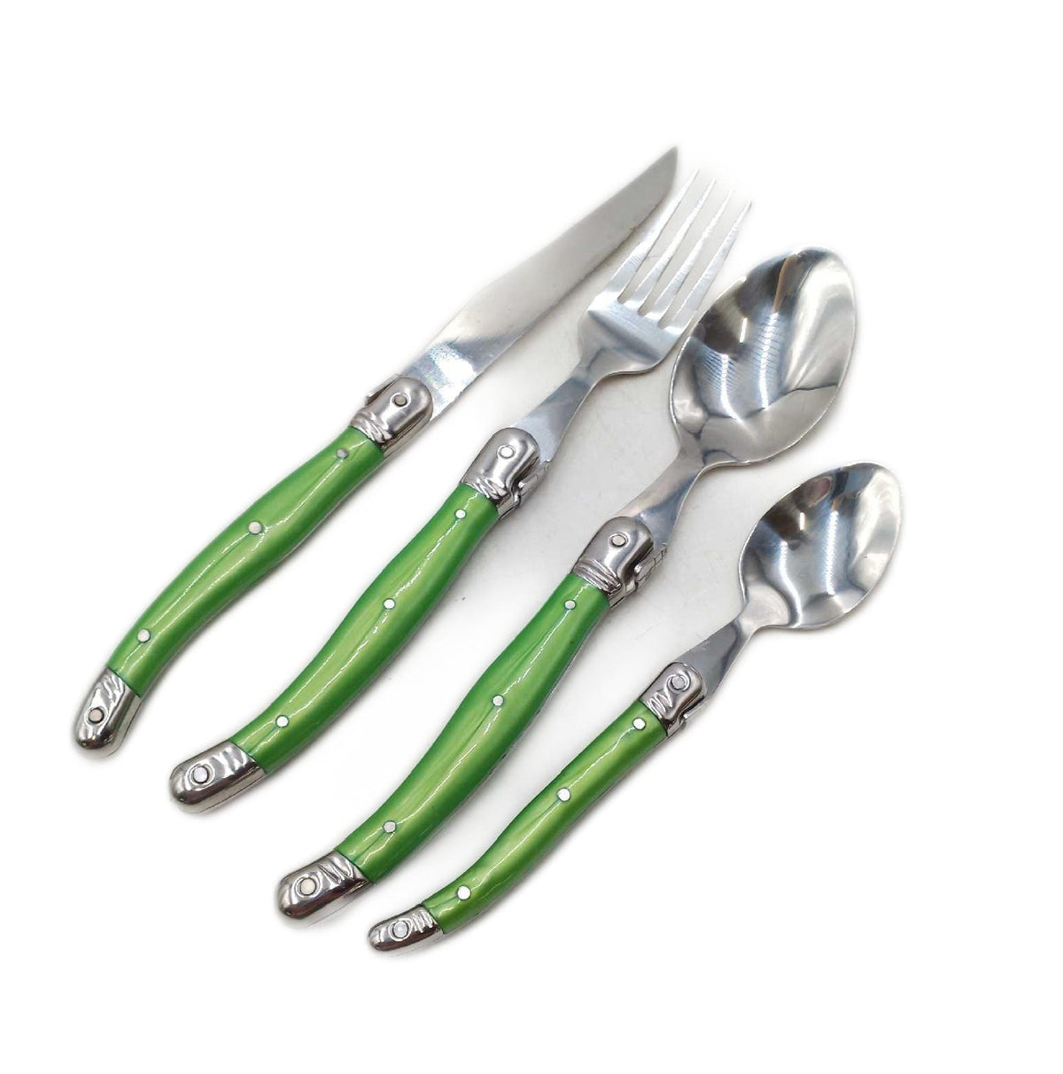 Pradel Besteckset Besteck Laguiole I7214P pastellfarben elegant stilvoll für