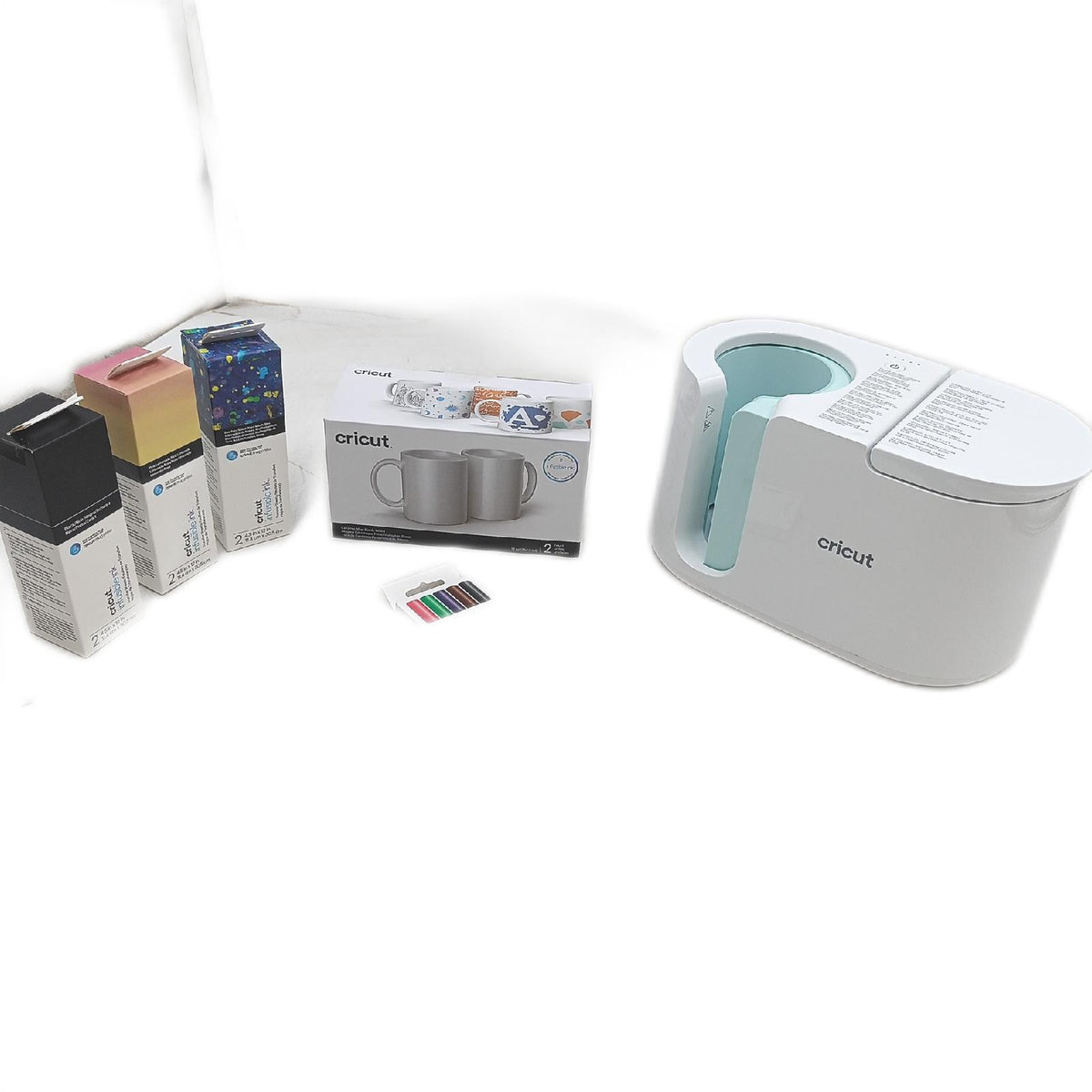 Cricut Press Starterpaket professionelle Tassen Herstellen inklusive UK Kabel und EU Adapter