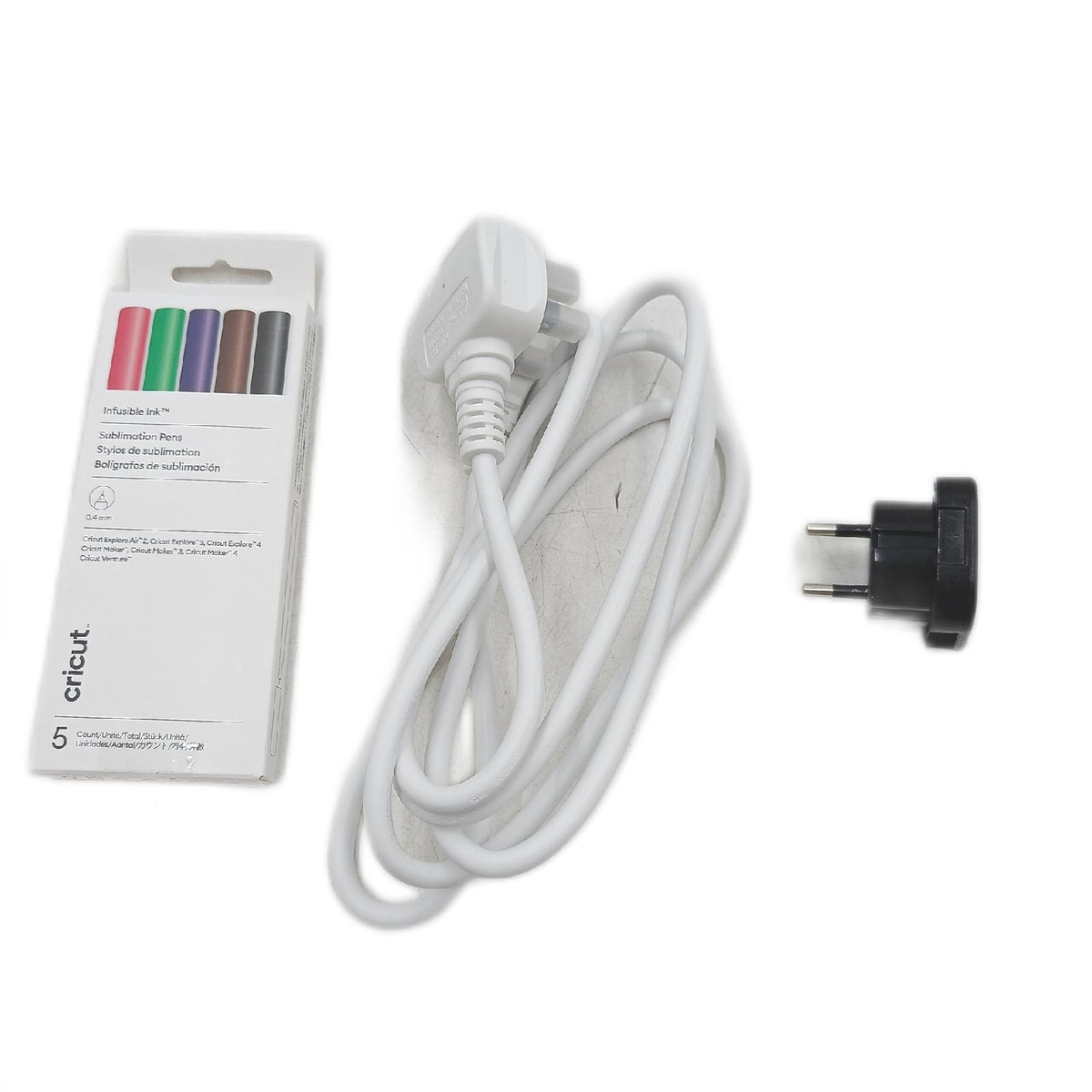 Cricut Press Starterpaket professionelle Tassen Herstellen inklusive UK Kabel und EU Adapter