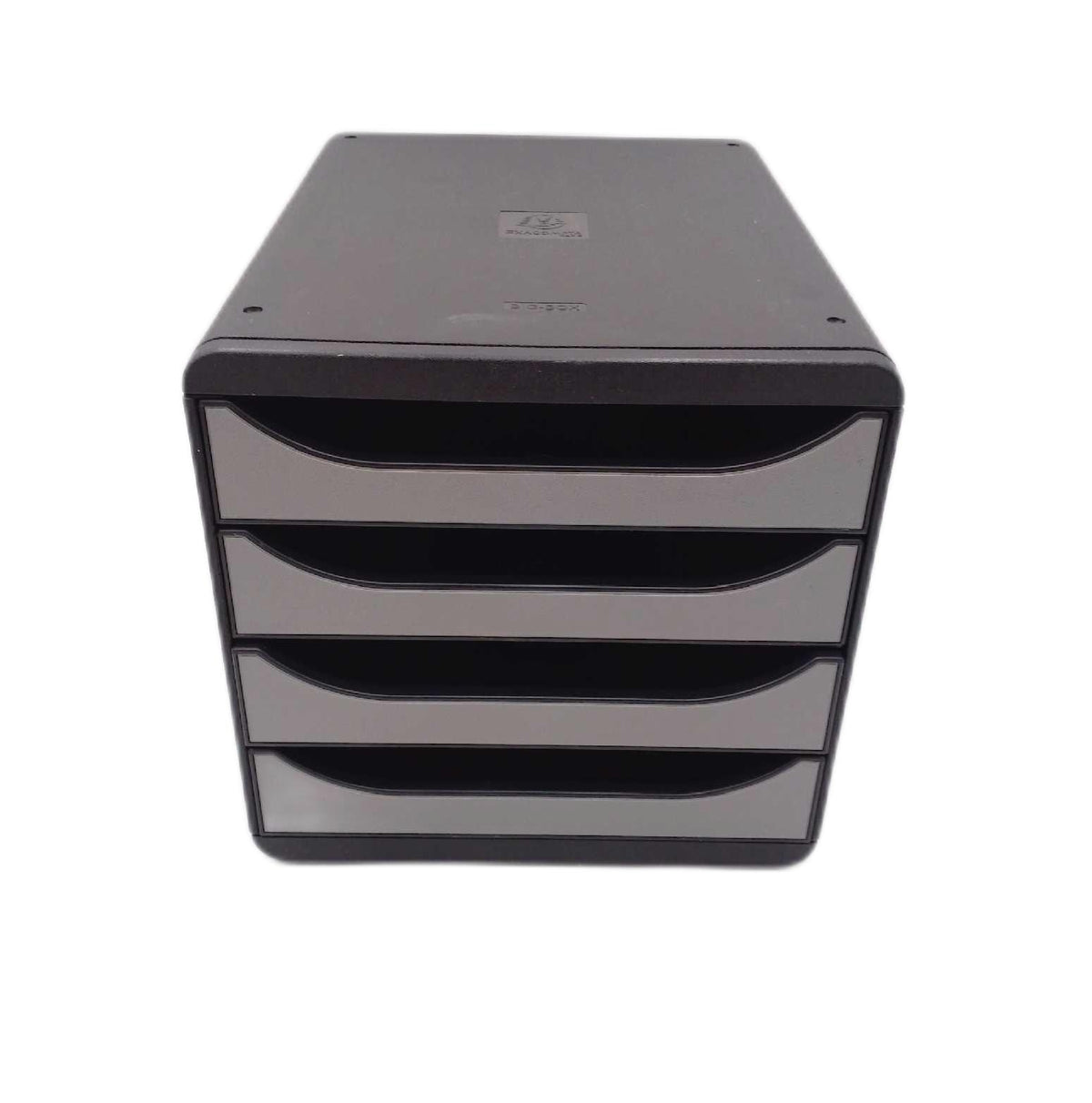 Exacompta Module de classement BigBox 4 Schubladen Schwarz Silber 278 x 267 x 347 mm