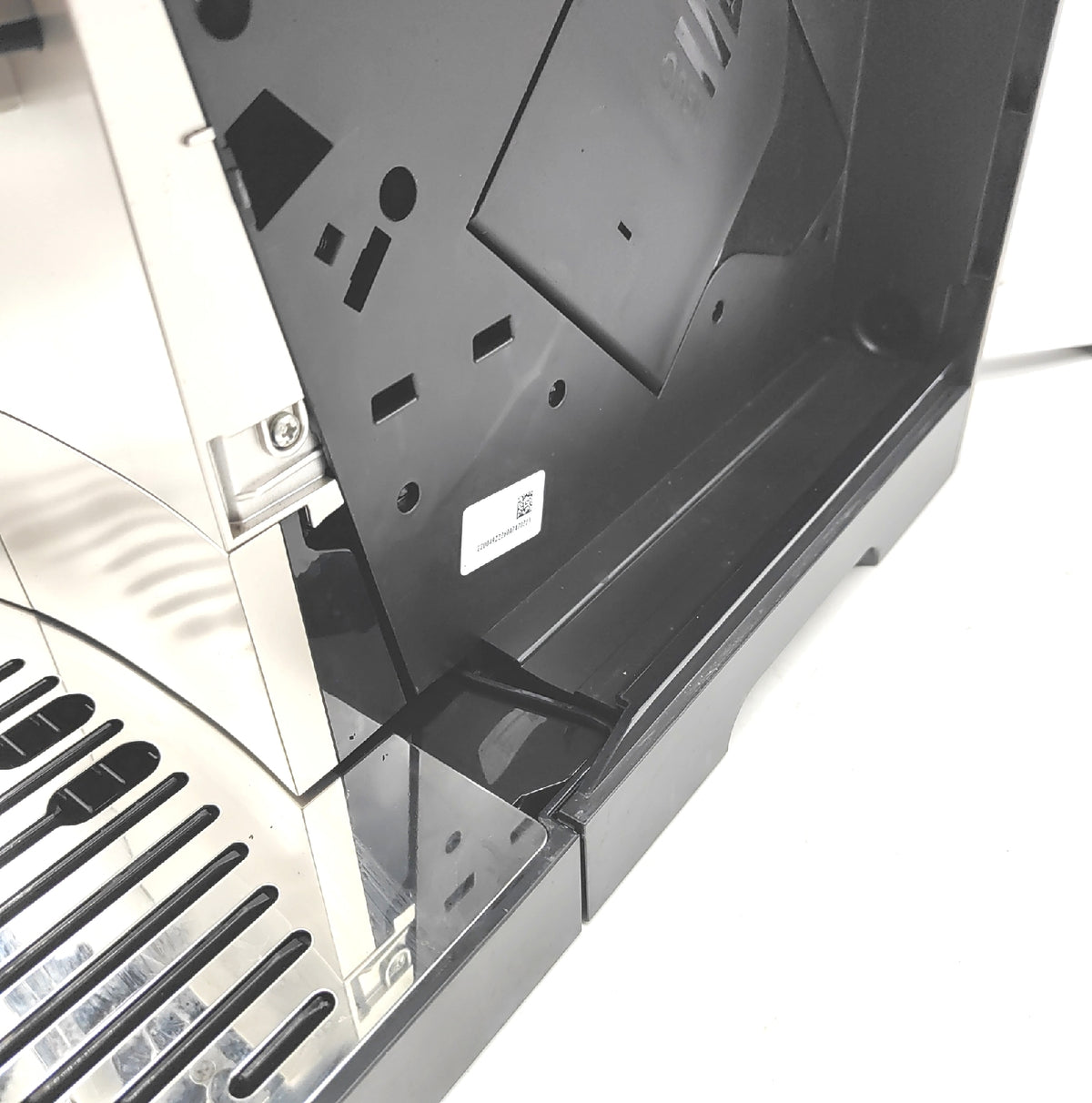 De Longhi Espressomaschine Kaffeezubereiter Küche Magnifica Evo Mahlwerk Silber elegant effizient