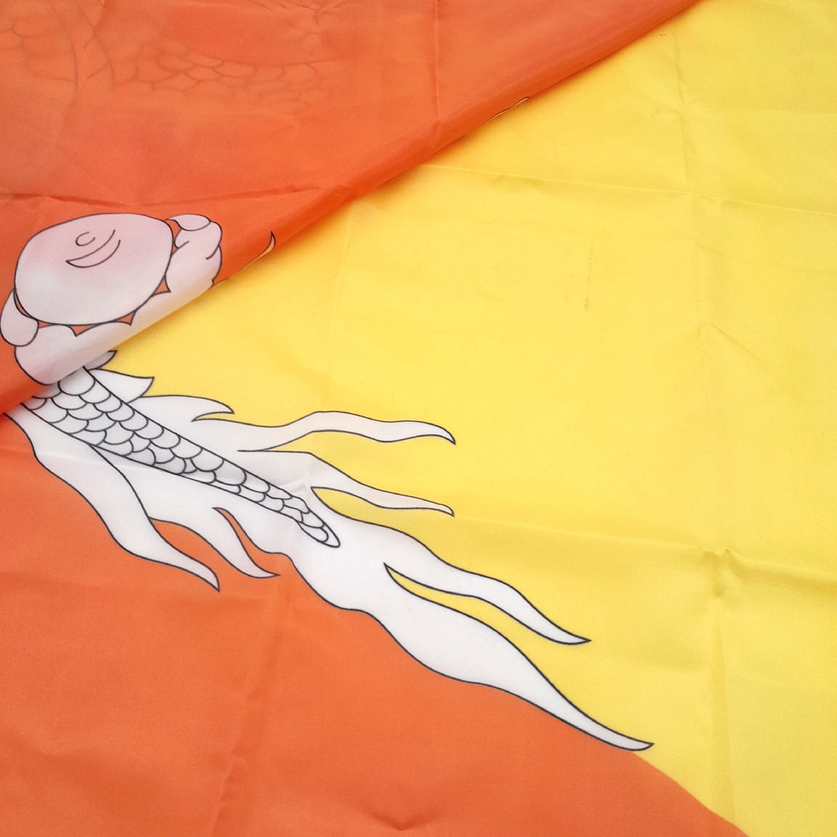 AZ Flag Flagge Bhutan 150x90 cm Polyester leicht 4 Ösen Königreich Bhutan
