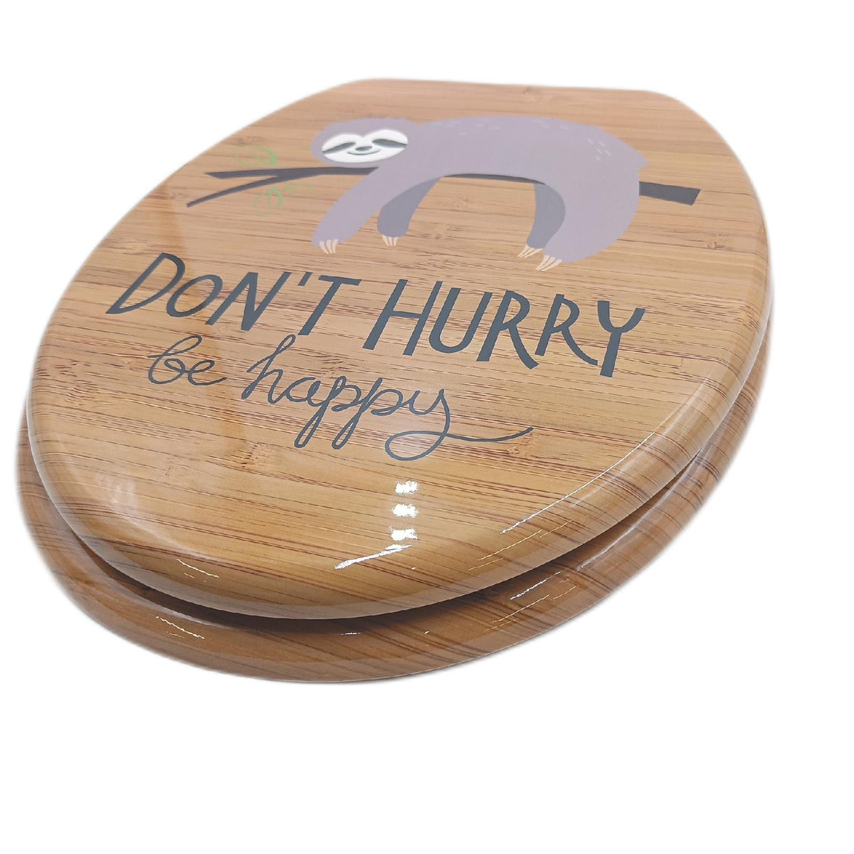 SCHÜTTE NO HURRY WC Sitz aus Holz mit Absenkautomatik Klodeckel hochwertig