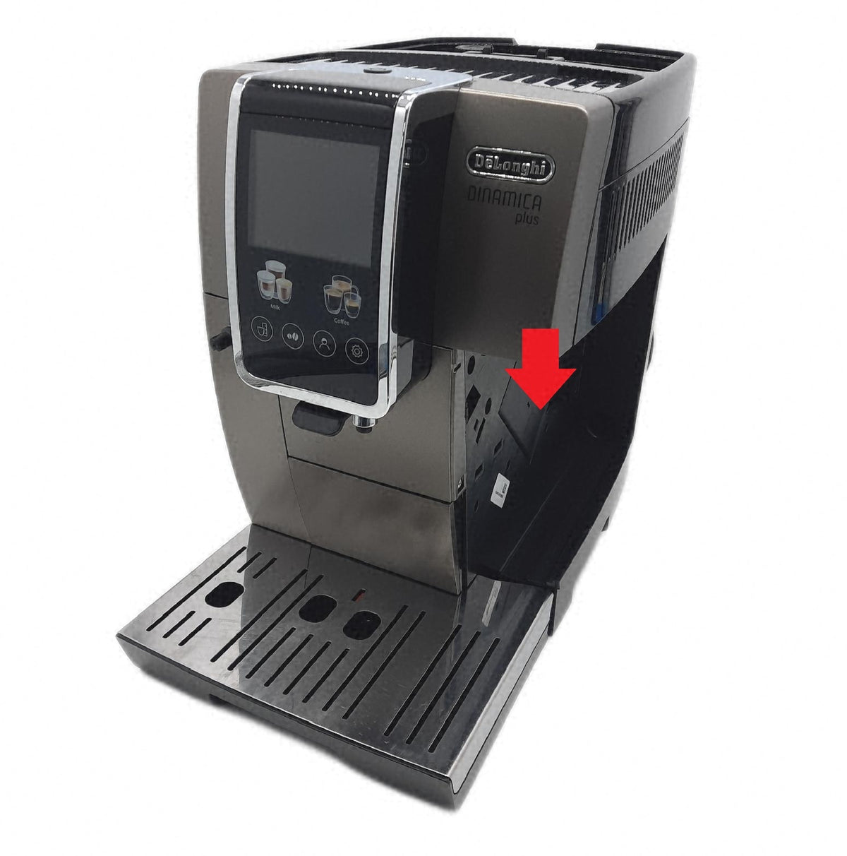 De'Longhi Dinamica Plus Kaffeevollautomat 24 Getränke Titanfarben Manue - Defekt