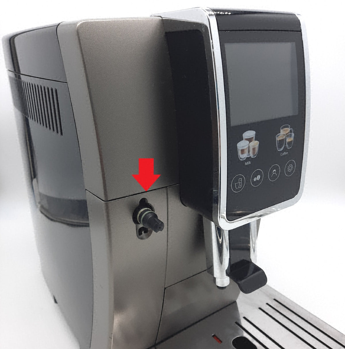 De'Longhi Dinamica Plus Kaffeevollautomat 24 Getränke Titanfarben Manue - Defekt