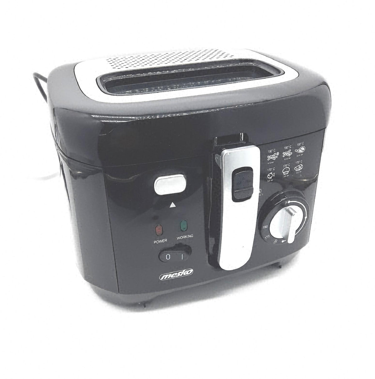 Mesko MS4908 Friteuse Elektrisch 25 Liter Volumen Regelbares Thermostat