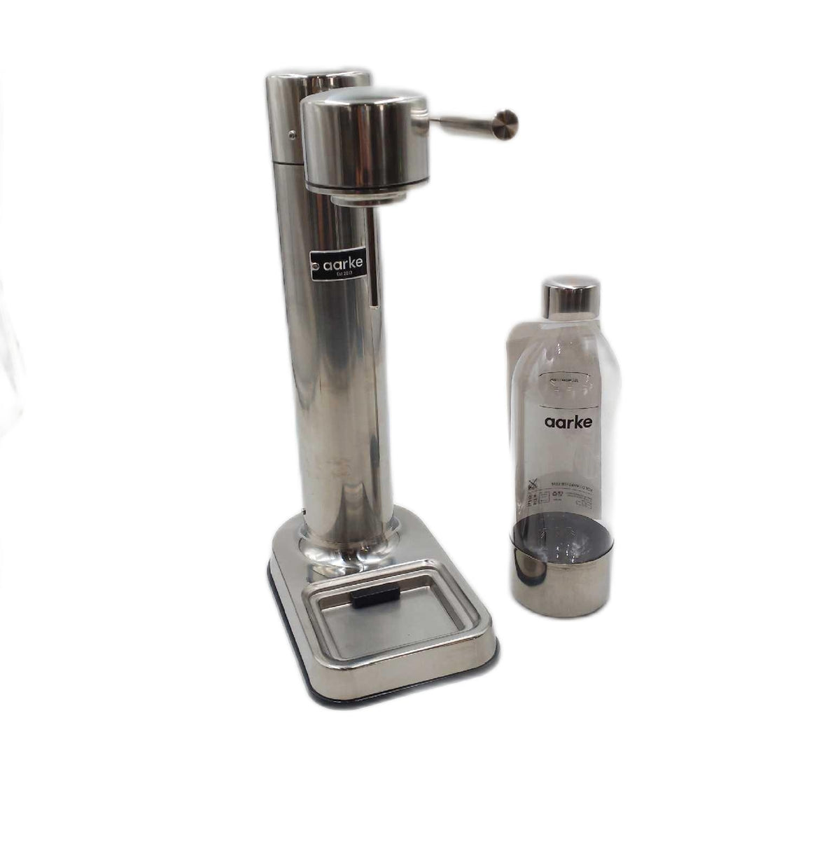 Aarke Carbonator 3 Wassersprudler Edelstahlgehause sichtbare Flecken fehlt Abt