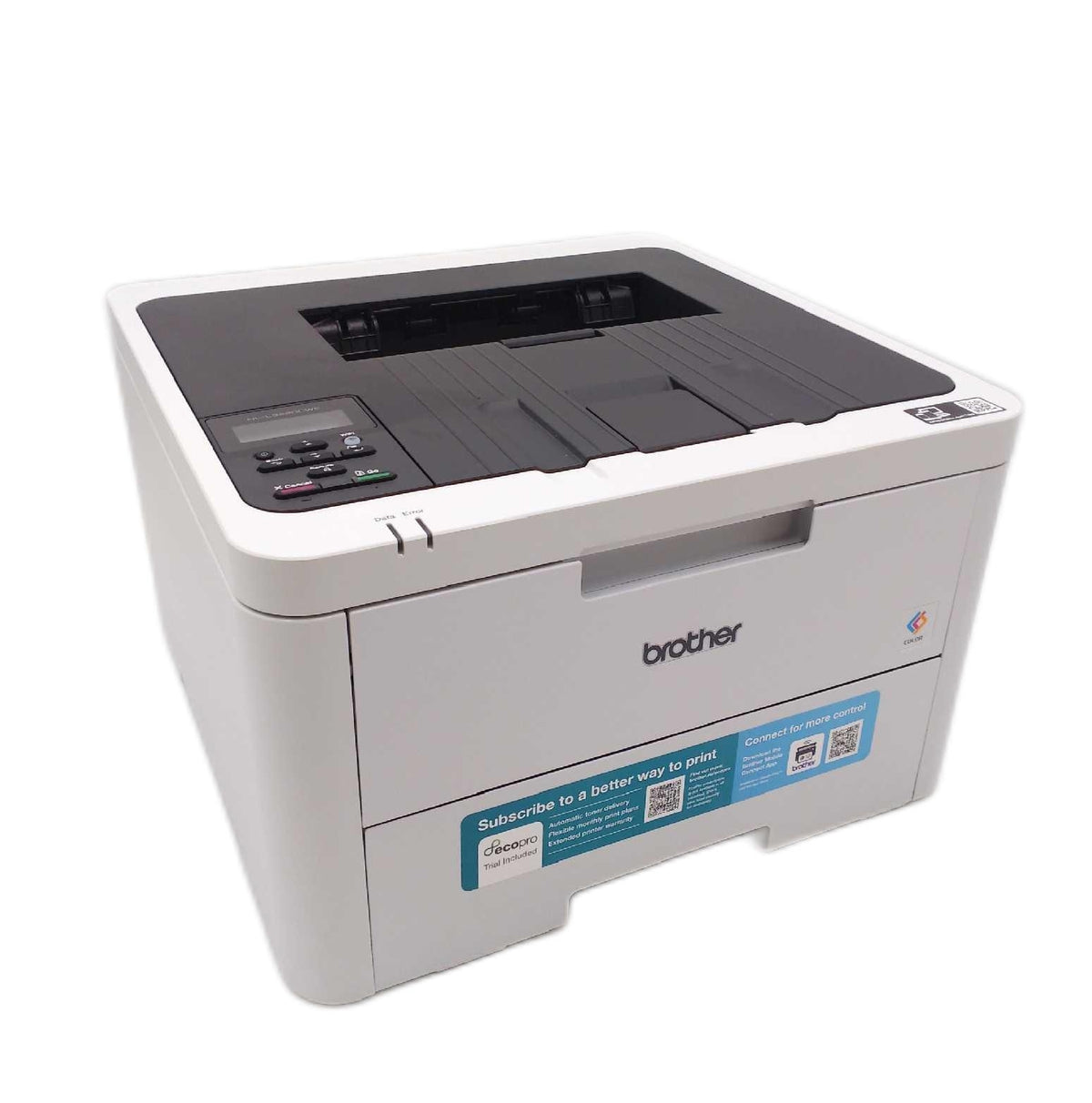 Brother HL L3220CWE Eco Pro kompakter Farb LED Drucker Toner 90 Prozent gedruckte Seiten 80