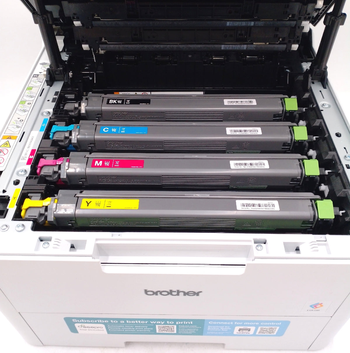 Brother HL L3220CWE Eco Pro kompakter Farb LED Drucker Toner 90 Prozent gedruckte Seiten 80