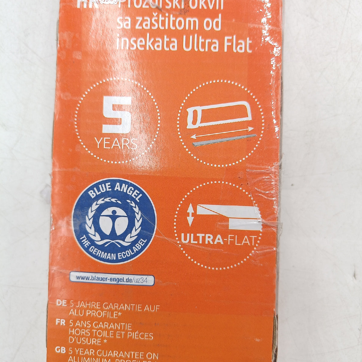 Windhager Fensterschutz Plus Ultra Flat Fiberglasgewebe 100x120cm Modell IS Plus FE Ultra Flat