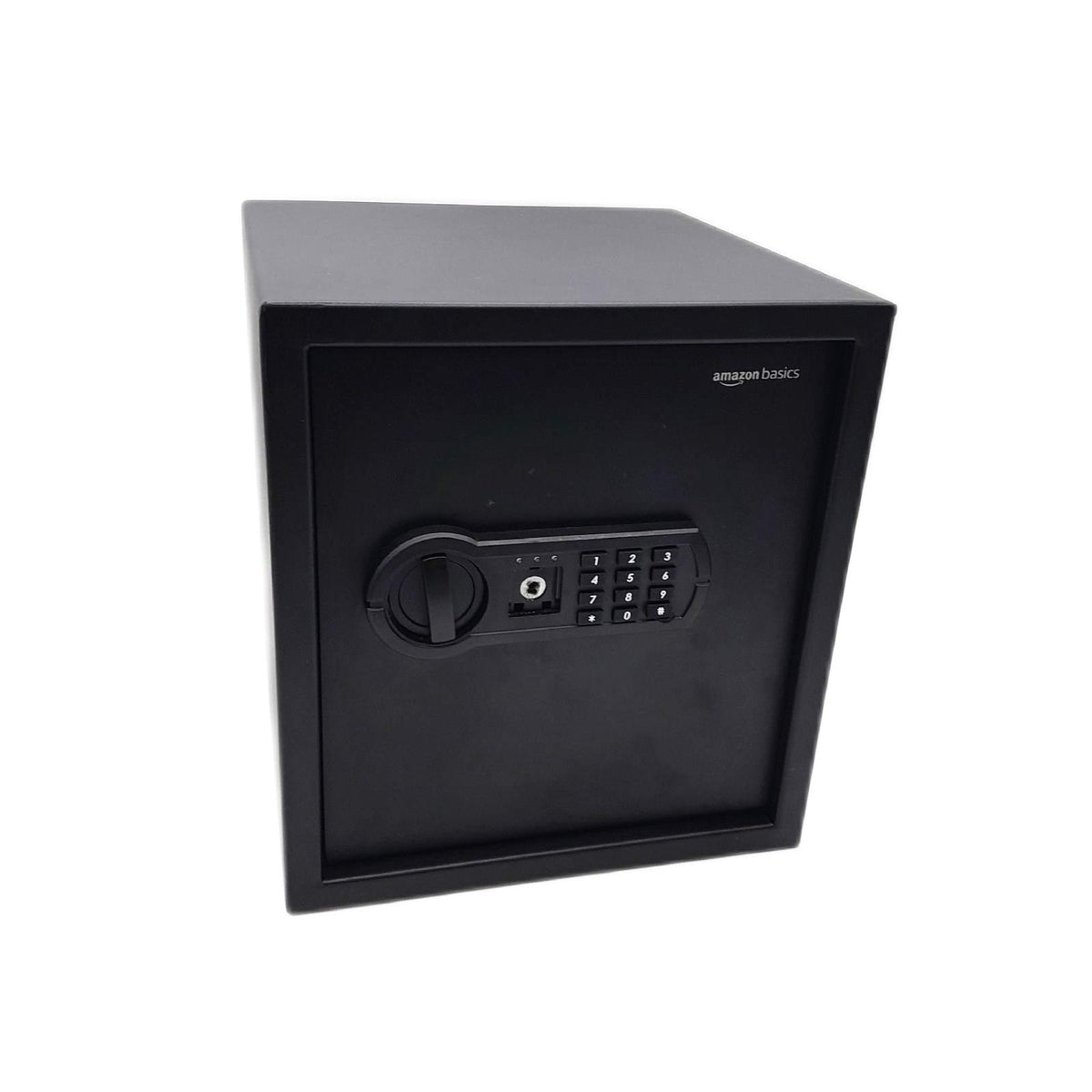 Amazon Basics Elektronischer Tresor aus Stahl Tresorschloss aufgebohrt