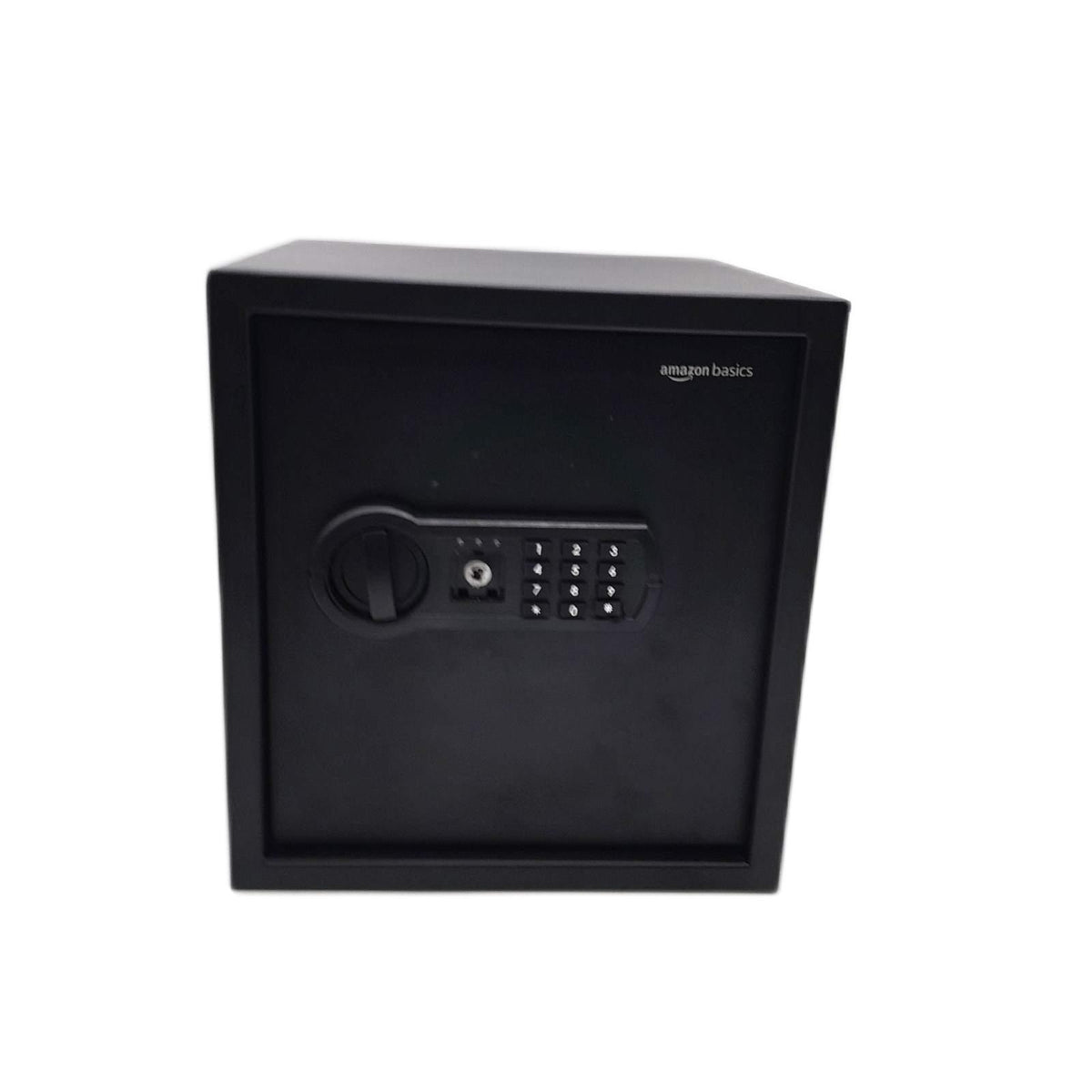 Amazon Basics Elektronischer Tresor aus Stahl Tresorschloss aufgebohrt
