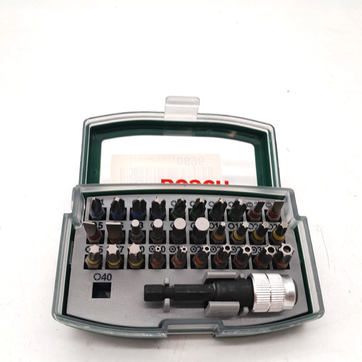 Bosch Accessories 32 teiliges Schraubendreher Bit Set Farbcodiert unvollständig