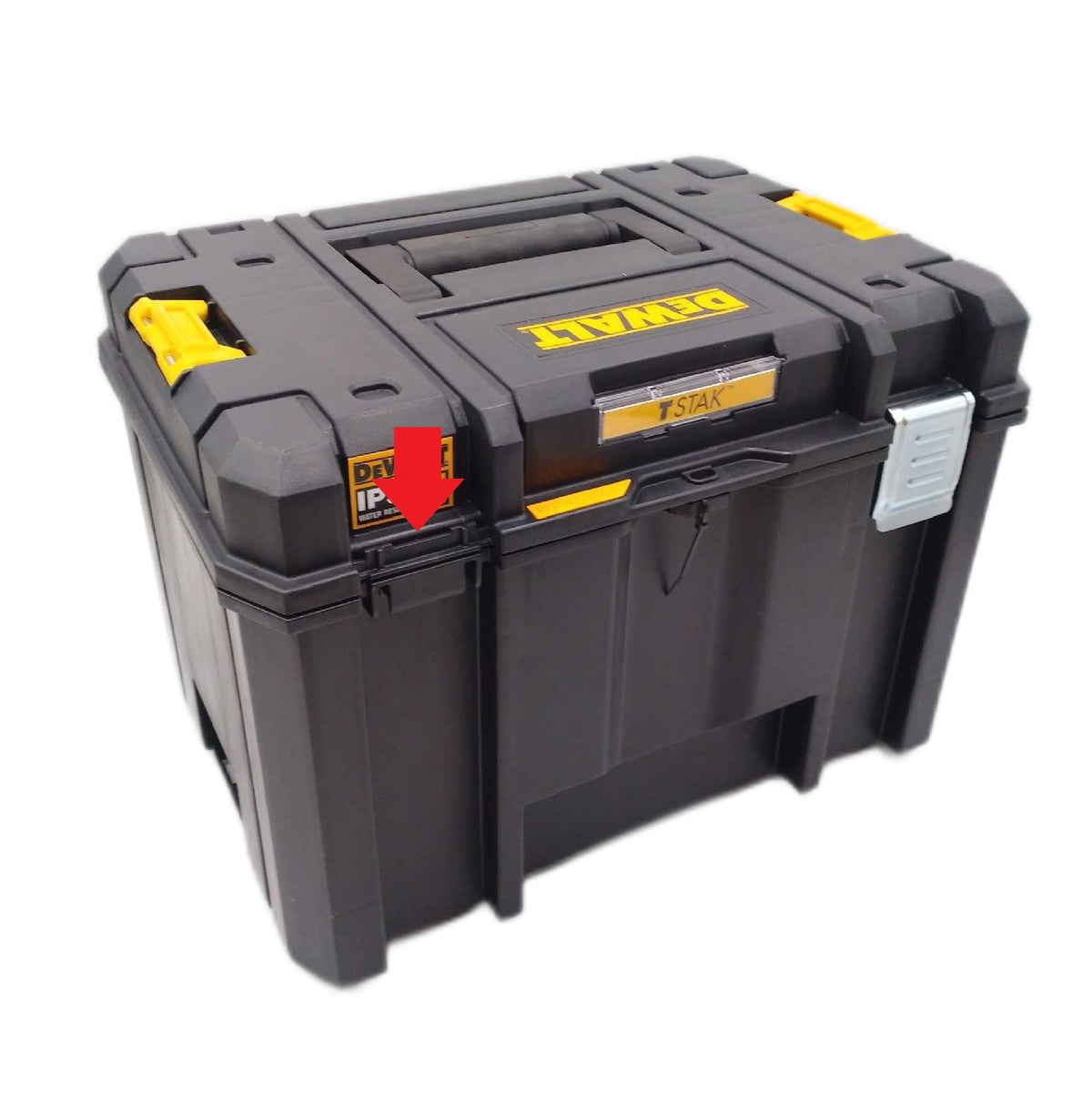 DEWALT TSTAK Tiefe Werkzeugbox VI 44l Volumen fehlt linke Schn