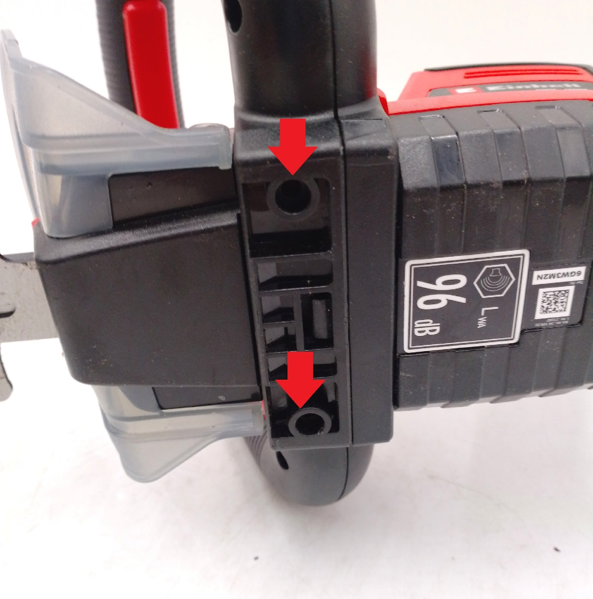 Einhell Akku Heckenschere Arcurra 18 55 Power X Change mit Verschmutzungen