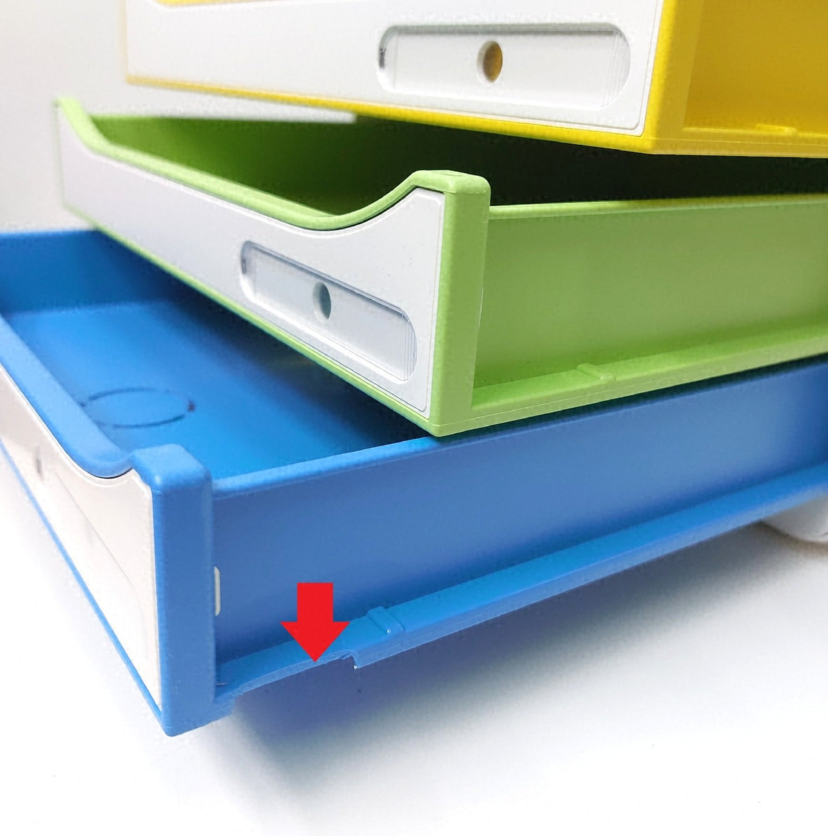 Exacompta 309913D Premium Ablagebox 5 Schubladen Bruchstellen seit
