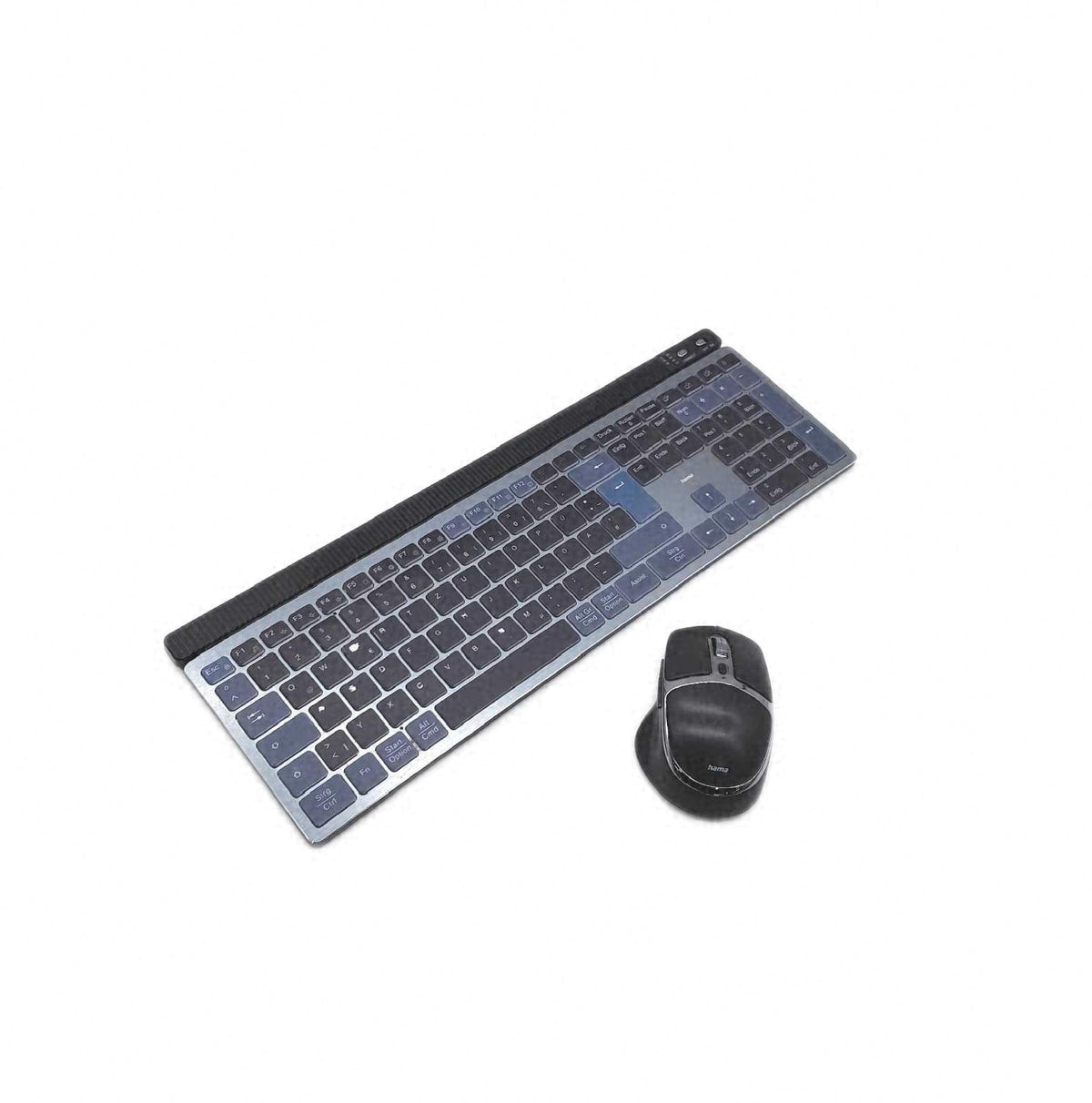 Hama turMausSet kabellos MultiDevice Tastatur und Maus 1 Funk 2 Bluetooth Tasten abgenutzt