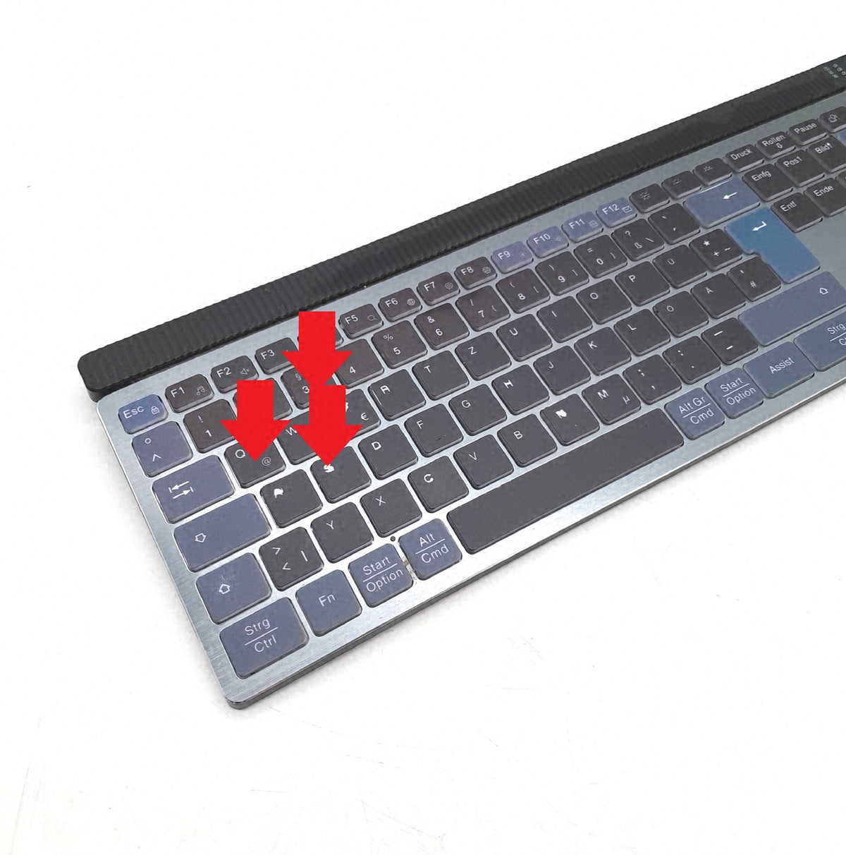 Hama turMausSet kabellos MultiDevice Tastatur und Maus 1 Funk 2 Bluetooth Tasten abgenutzt
