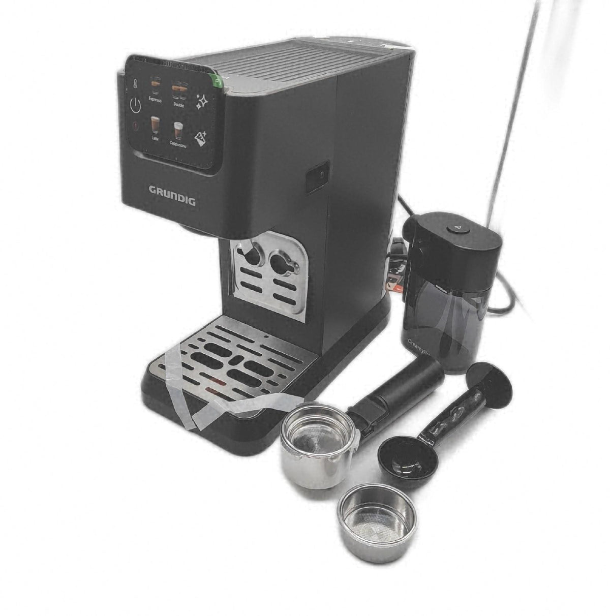 GRUNDIG KSM 5330 Siebträgermaschine integriertem Milchbehälter 1628 W Leistung