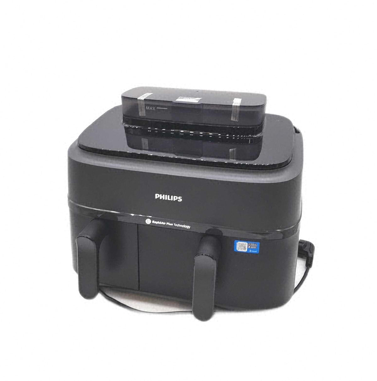 Philips Airfryer 5000 Series mit Doppelter Mand Met Stoom 9L Gehaeuse Gebrochen Transportschaden