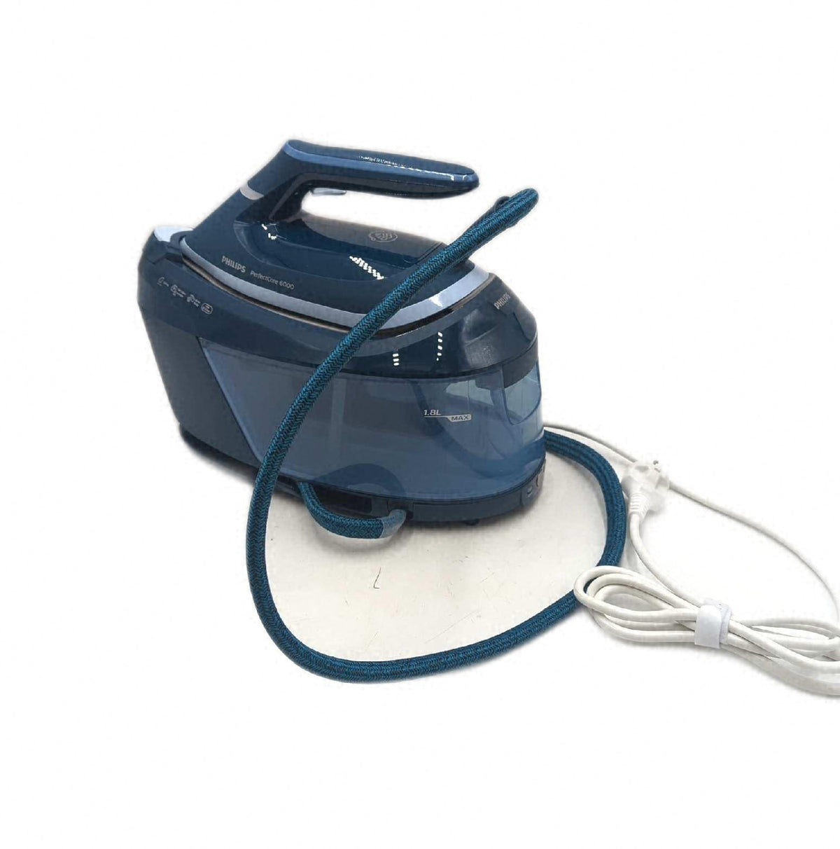 Philips Dampfbügelstation 6000 Serie Blau 2400W Dampfbügeleisen professionelle Bügelhilfe