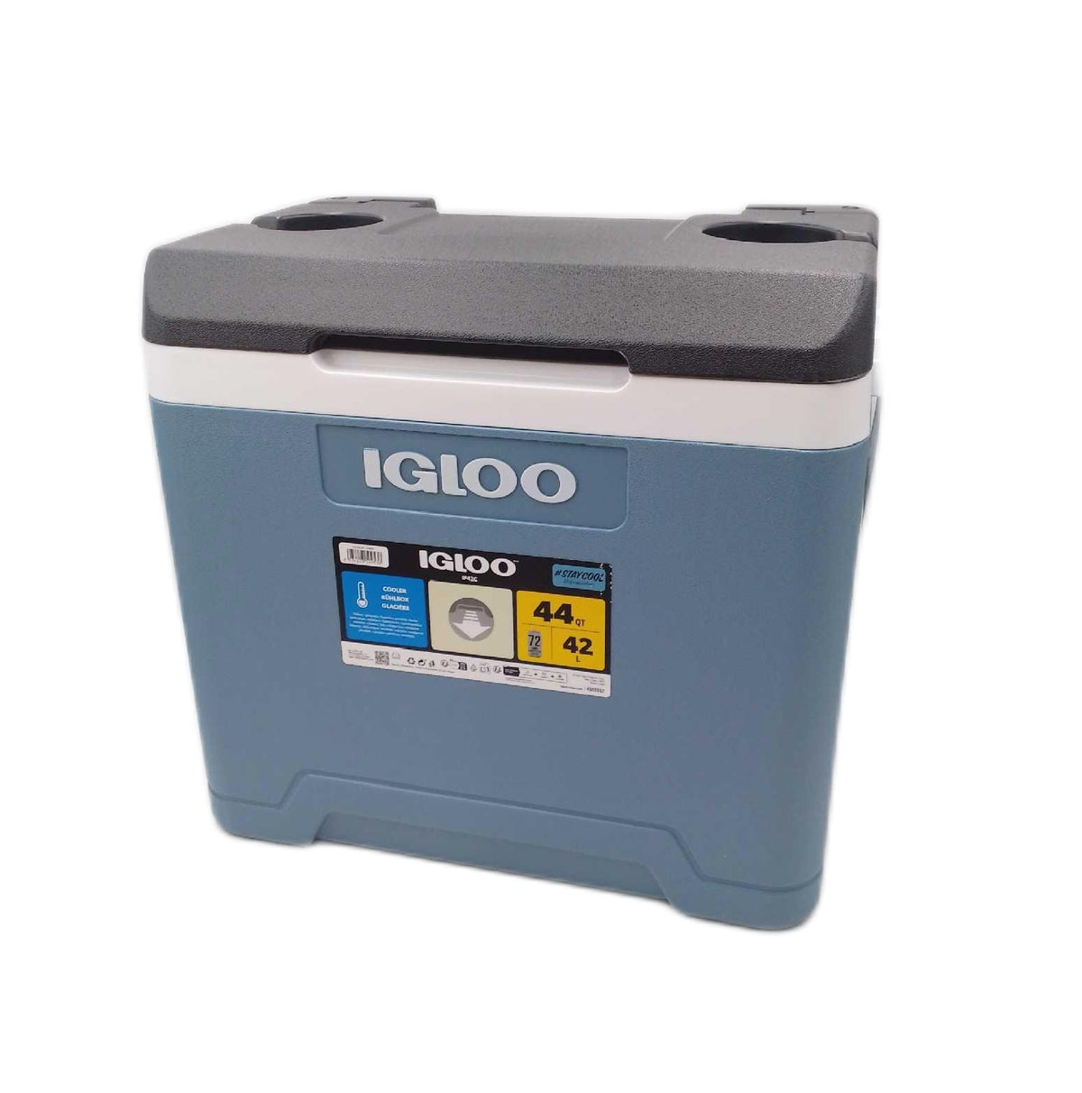 Igloo Kühlbox Camping Thermobox IP42C 42 Liter Eisblau praktische Outdoor Kü