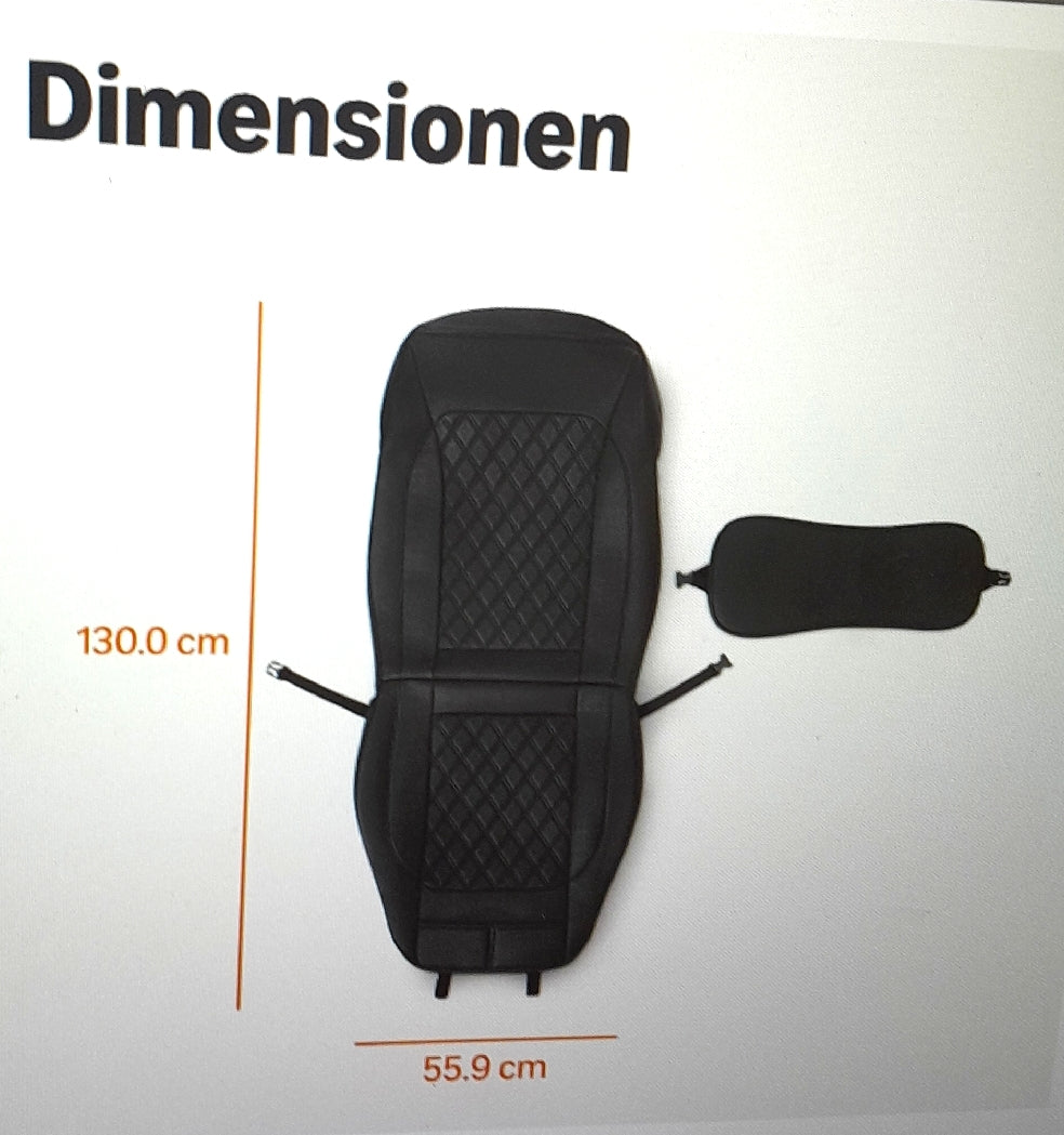 Amazon Basics Vordersitzbezüge aus Atmungsaktivem Kunstleder Seat Automotive