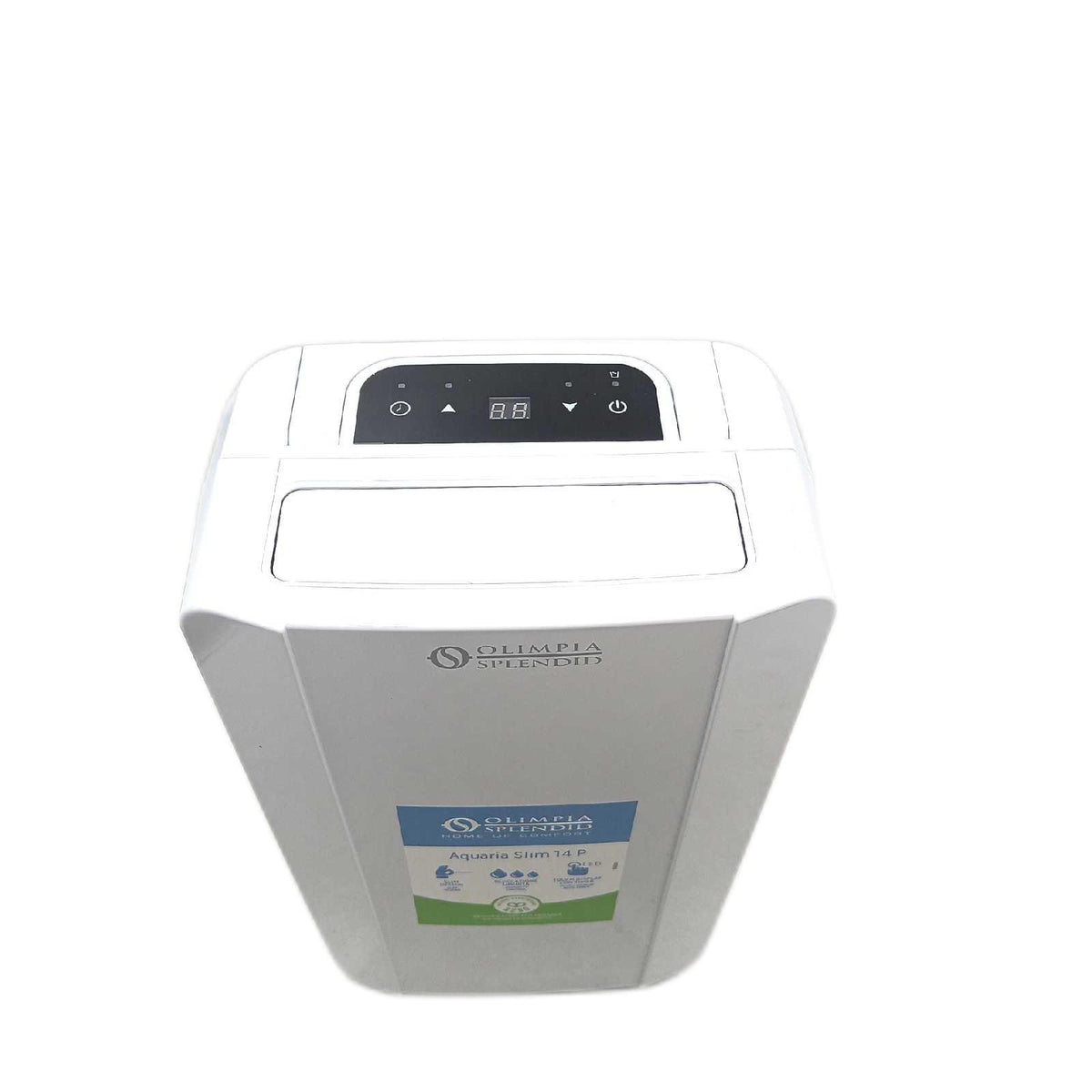 Olimpia Splendid Entfeuchter Haushalt Aquaria Slim 14 P Leistungsstark Fe