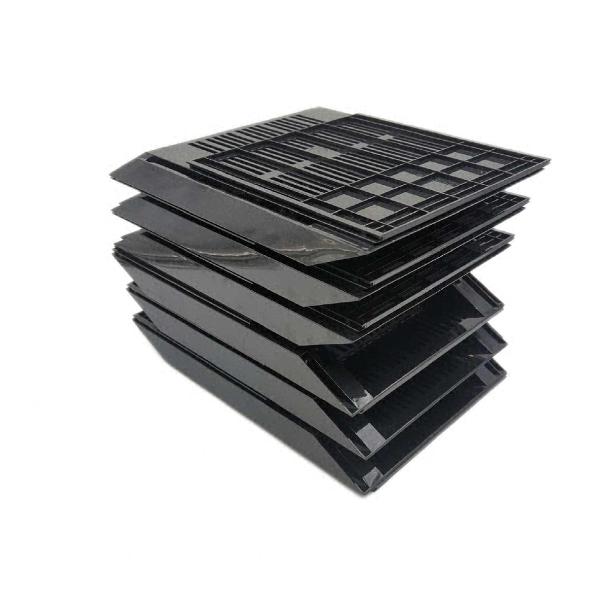 Durable exiboxx Wanddisplay 12 A4 Hochformat Schwarz Bookends zur Wandbefestigung