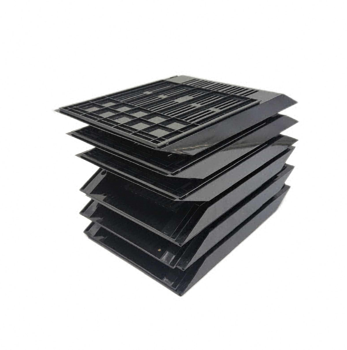 Durable exiboxx Wanddisplay 12 A4 Hochformat Schwarz Bookends zur Wandbefestigung