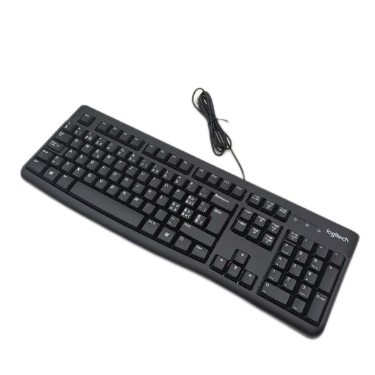 Logitech K120 Kabelgebundene Business Tastatur fr Windows Linux USB Anschluss