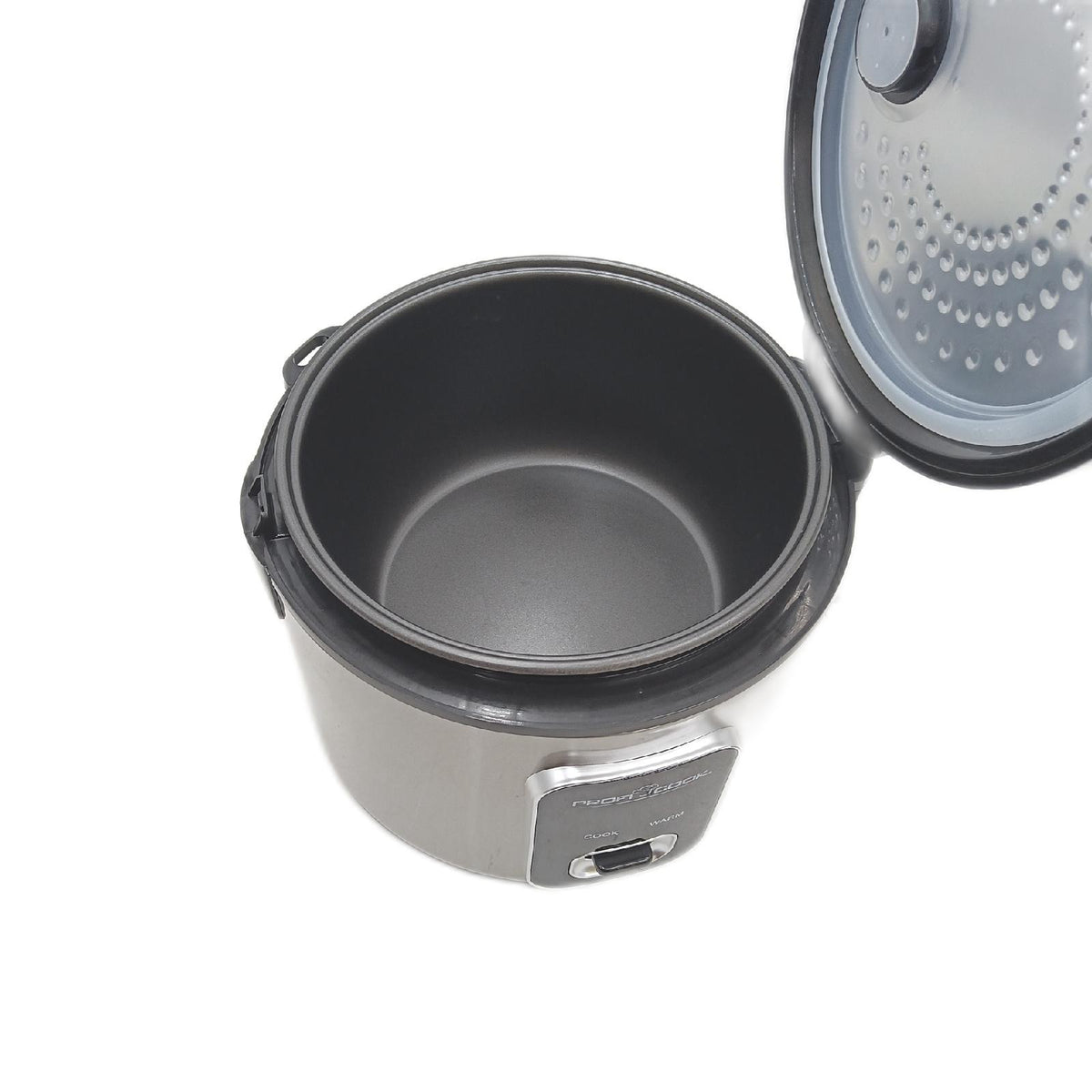 ProfiCook Reiskocher PC RK 1285 3kg Reis Warmhaltefunktion Antihaft Dampfgarer Rice Cooker inklusive Messbecher Reislöffel