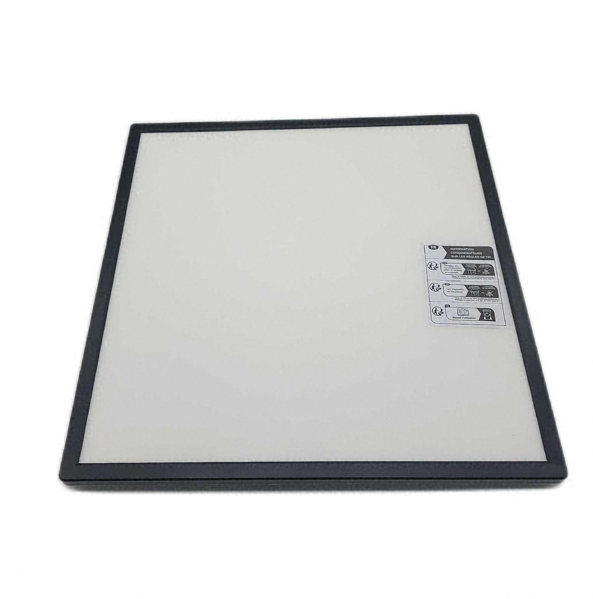 BKLicht LED Deckenlampe flach indirektes Licht neutralweiß IP44 Panel Wohnzimmerlampe