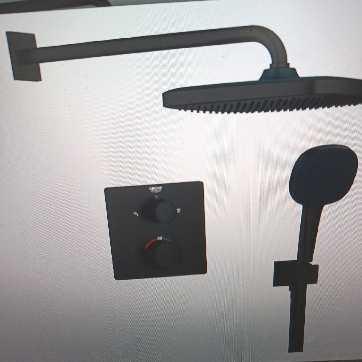 GROHE Duschsystem Bad Armaturen Precision 250 Regendusche Thermostat Kopfbrause