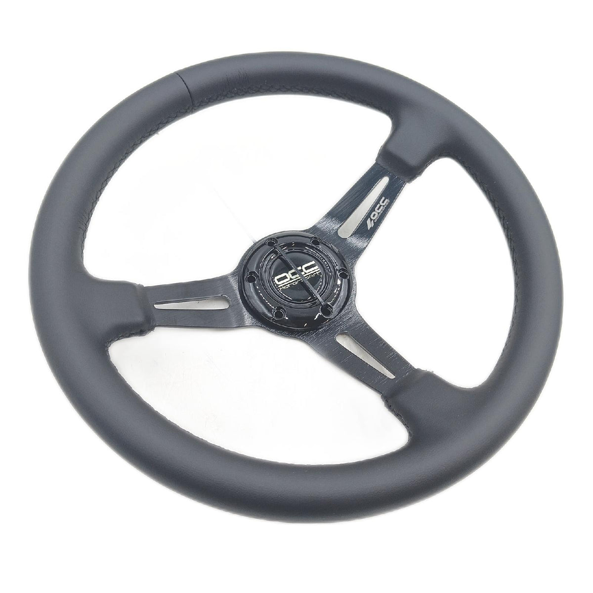 OCC MOTOR SPORT Halbschuh Lenkrad Zubehör Classic Modell Nappa Leder schwarz sportlich