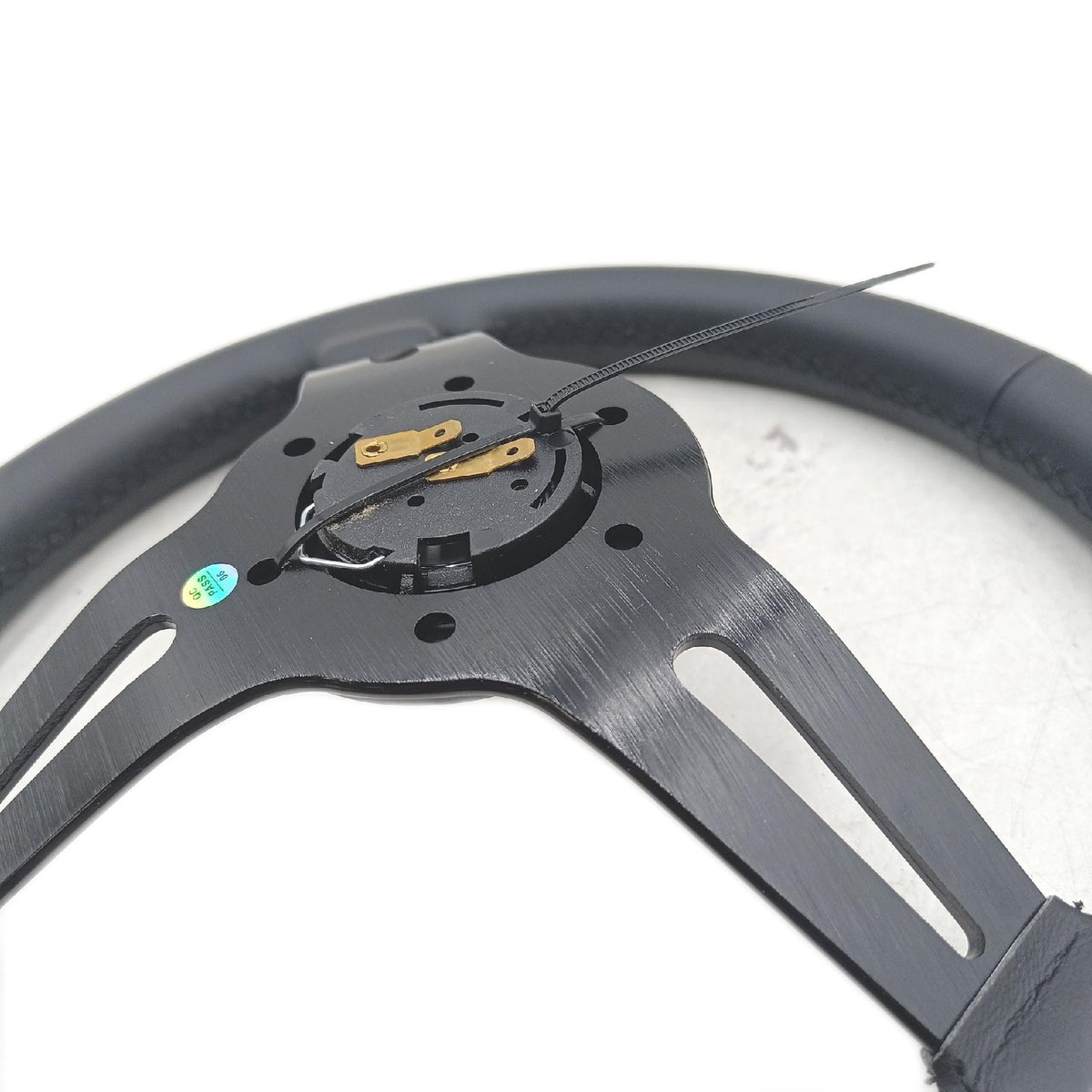 OCC MOTOR SPORT Halbschuh Lenkrad Zubehör Classic Modell Nappa Leder schwarz sportlich