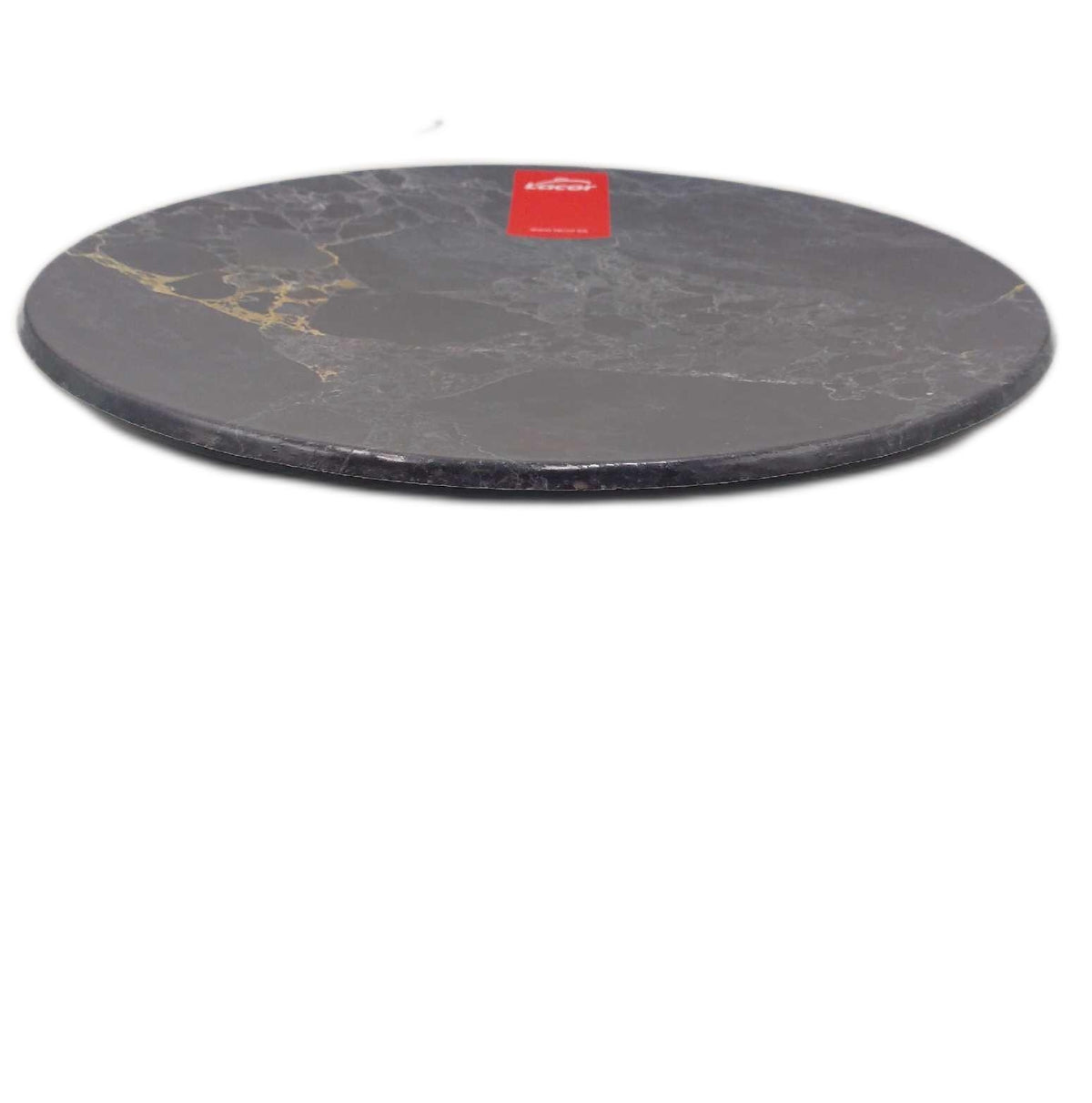 Lacor Tablett Küche Rond Finish Marmor Stil 35 x 3 cm Robust BPA frei Bar