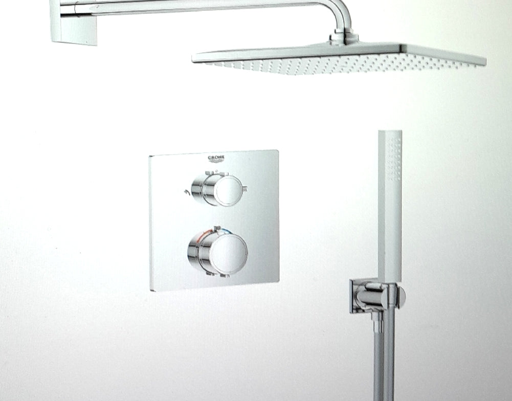Grohe Duschsystem Badarmaturen Precision 310 Regendusche Thermostat Kontrolle