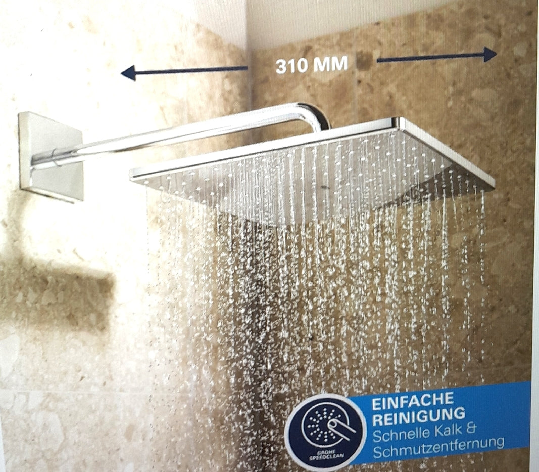 Grohe Duschsystem Badarmaturen Precision 310 Regendusche Thermostat Kontrolle