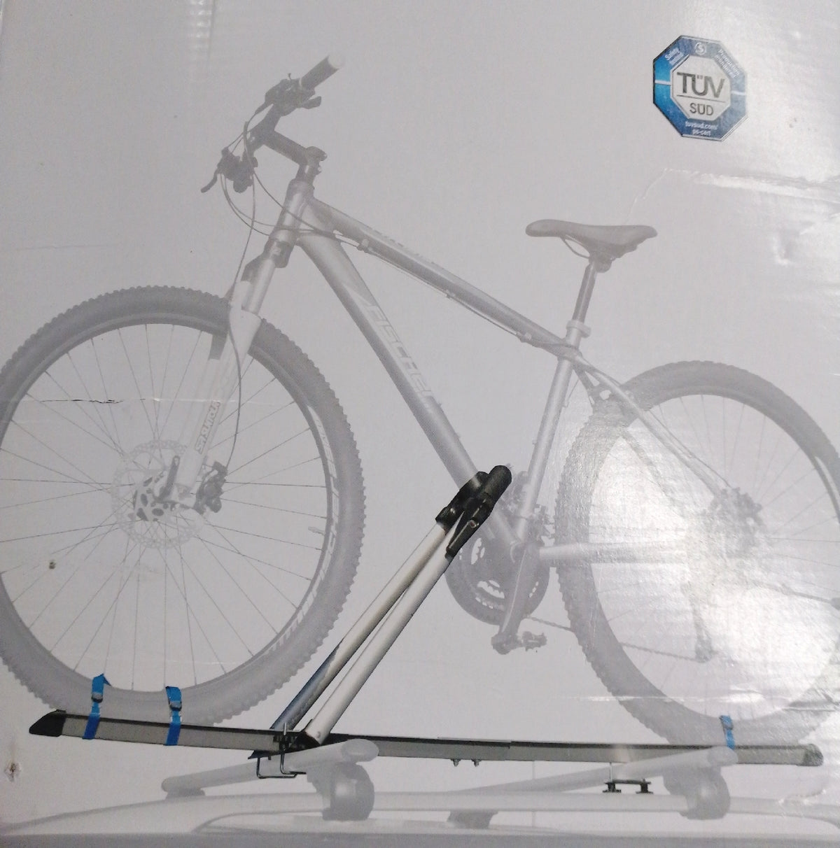 FISCHER Dachlift Fahrradtraeger fuer 1 Fahrrad Gebrauchsspuren ohne Gurte
